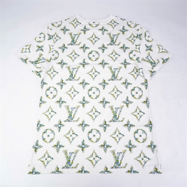 Áo thun LV trắng in hoa (BQ) KG+