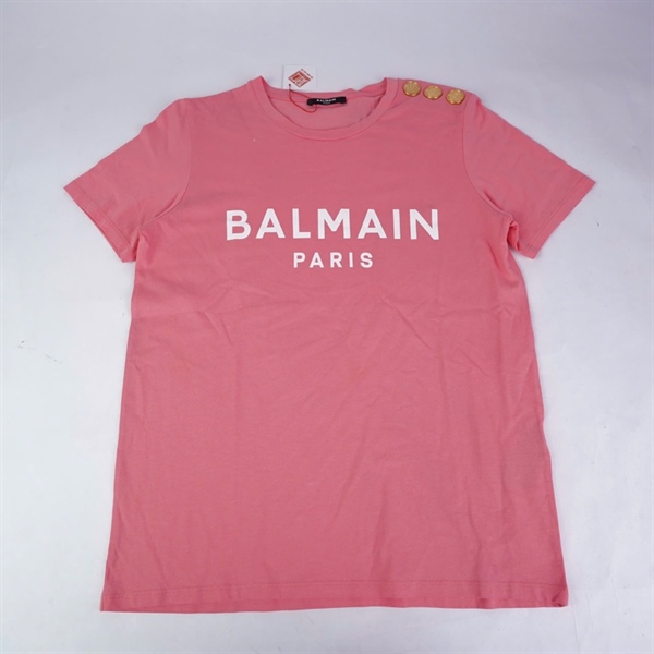 Áo thun Balmain hồng (BQ) KG+
