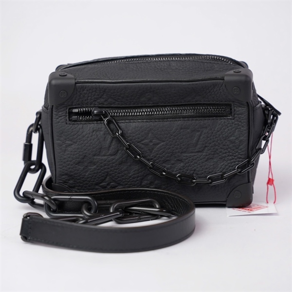 Túi LV Soft Trunk hoa đen sz18 (BQ) KG+