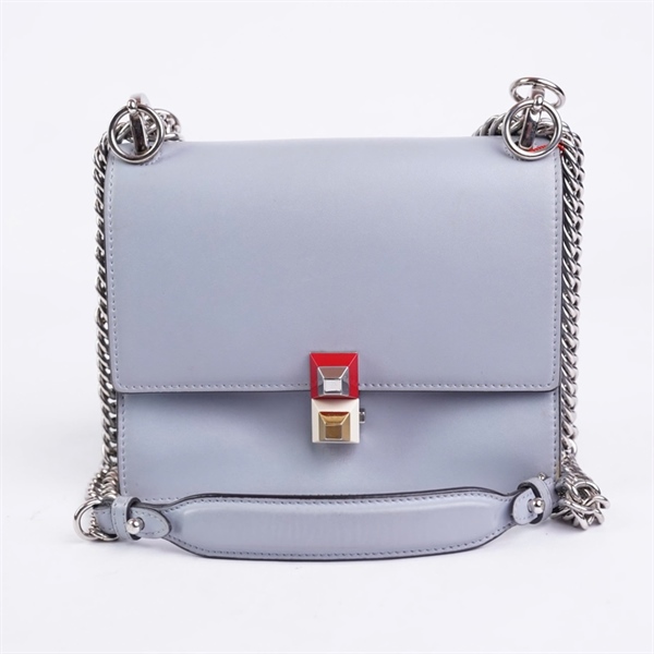 Túi Fendi đeo chéo xám xanh sz19 (BQ) KG+