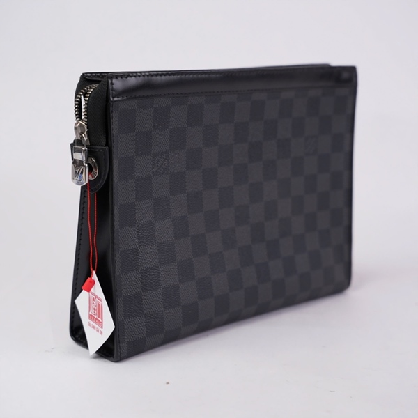 Túi LV Clutch ô vuông đen (FN0270) sz26 (BQ) KG+