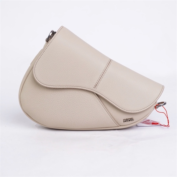 Túi Dior Saddle nude (01-BO-1224) sz12 (miệng túi sz20) (BQ) KG+
