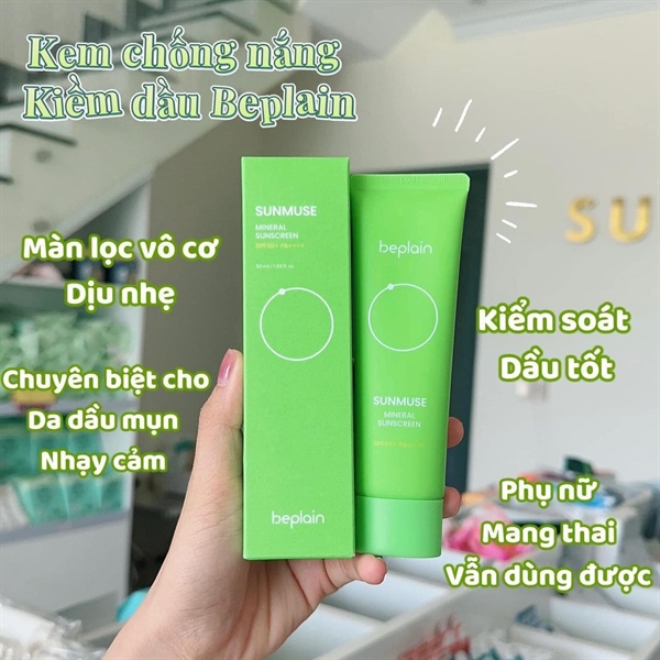 Kem chống nắng Beplain - XANH LÁ (VAT)