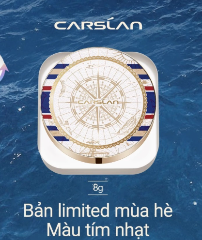 Phấn phủ bột Carslan Phiên bản LIMITED Mùa Hè 2.0 Kiềm Dầu #01 Tím nâng tông