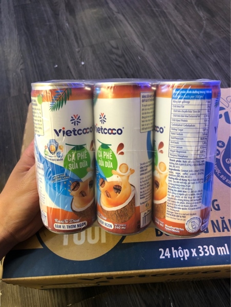 Cà Phê Sữa Dừa Vietcoco 240ml