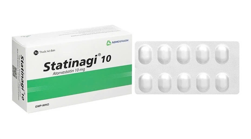 Statinagi 10mg Atorvastatin 10mg Agimex (H/60v)