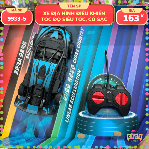 XE ĐỊA HÌNH ĐIỀU KHIỂN TỐC ĐỘ SIÊU TỐC, CÓ SẠC