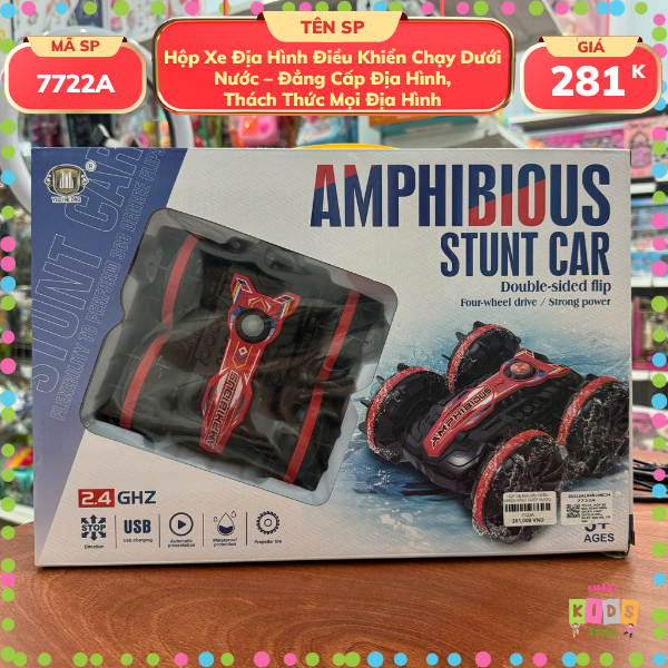 Hộp Xe Địa Hình Điều Khiển Chạy Dưới Nước – Đẳng Cấp Địa Hình, Thách Thức Mọi Địa Hình