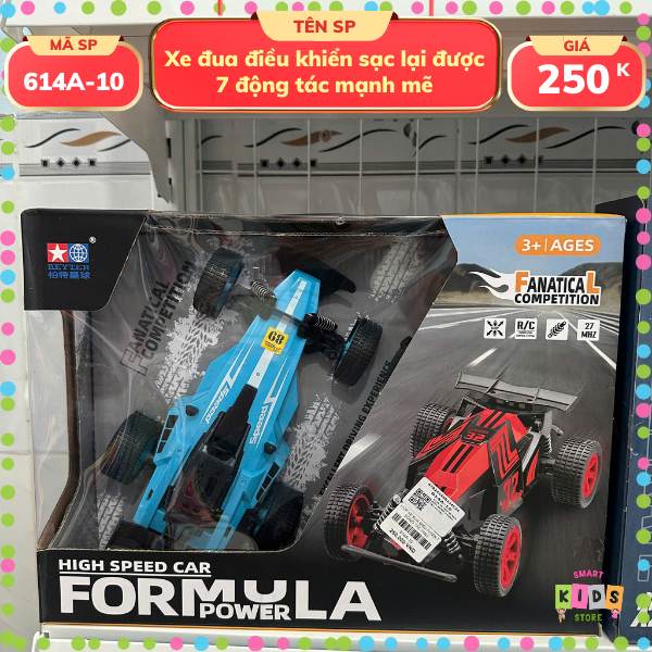 Xe đua điều khiển sạc lại được – 7 động tác mạnh mẽ, thiết kế mô phỏng F1 cực ngầu