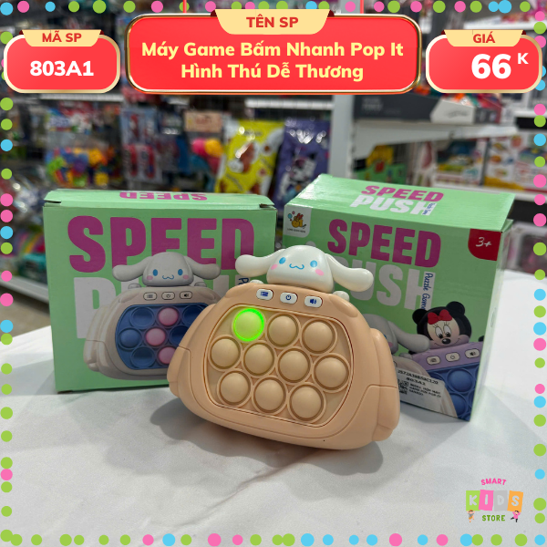 Máy Game Bấm Nhanh Pop It Hình Thú Dễ Thương – Kích Thích Tư Duy Nhanh Nhạy