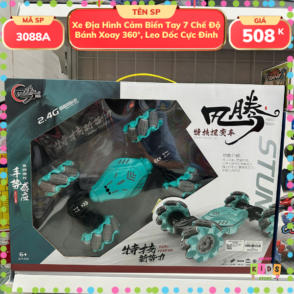 Xe Địa Hình Điều Khiển 7 Động Tác, Có Sạc, Nâng Cao