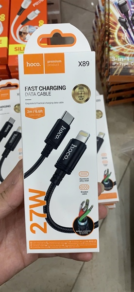 Cáp sạc HOCO X89 Type C-Lighting 2m
