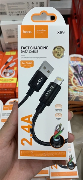 Cáp sạc HOCO X89 USB-Lighting 2m
