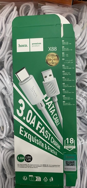 Cáp sạc HOCO X88 USB-Type C 1m