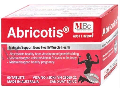 Abricotis (Hộp 6 vỉ x 10 viên) - Úc