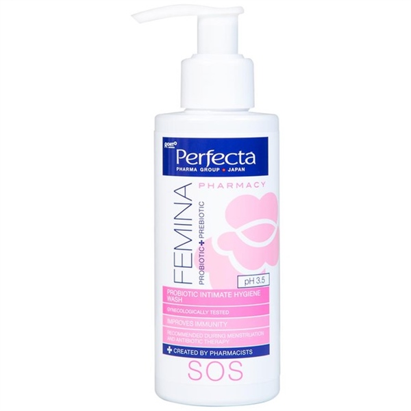 DD vệ sinh phụ nữ Femina Probiotic SOS 150ml (màu hồng - miễn dịch) - Baland