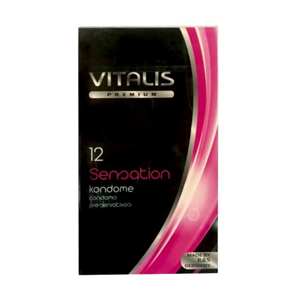 Bao cao su Vitalis Sensation (Hồng)- Germany (H*12cái)