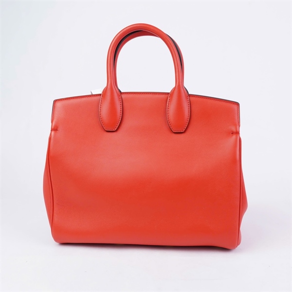 Túi Salvatore Handle đỏ ánh cam (AU-21-H159) sz28 (A-T) KG+