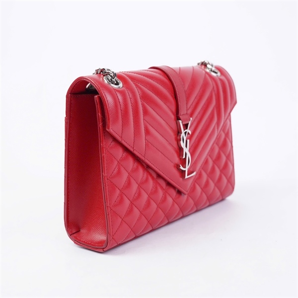 Túi YSL đỏ (ARG487206-0718) sz24 (BMC) KG+