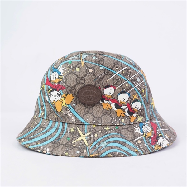 Nón GG xám in vịt Donald (A-T) KG+