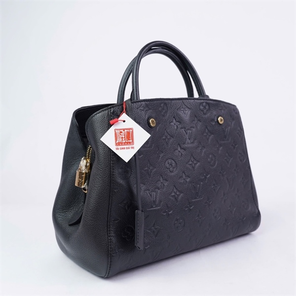 Túi LV Montaigne hoa đen (SP2116) sz29 (A-T) KG+