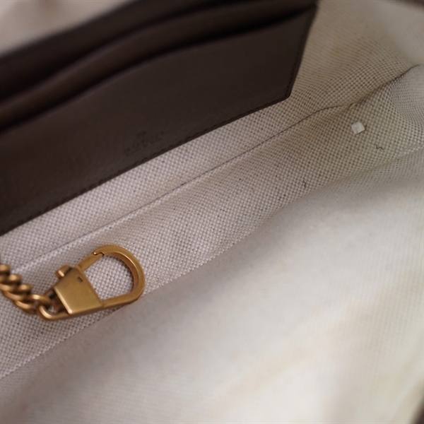 Túi GG đeo chéo xám (722557-2184) sz19 KG+