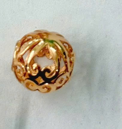 Charm vàng bi cầu CH250528 +