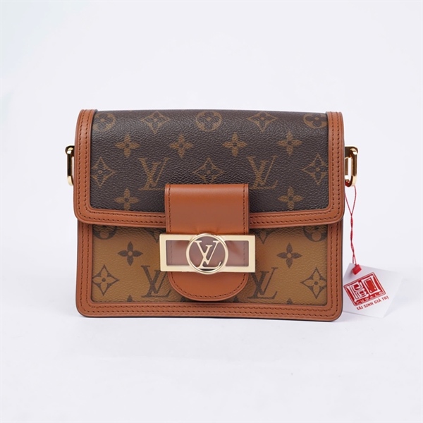 Túi LV Dauphine hoa nâu (FZ2270) sz19 (BMC) KG+