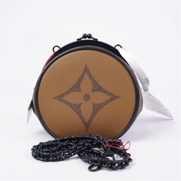 Túi LV đeo chéo tròn hoa nâu (FO1240) sz12 (A-T) KG+