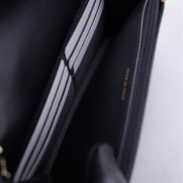 Túi Chanel đen viền trắng (GKNT8HNL) sz19 (A-T) KG+