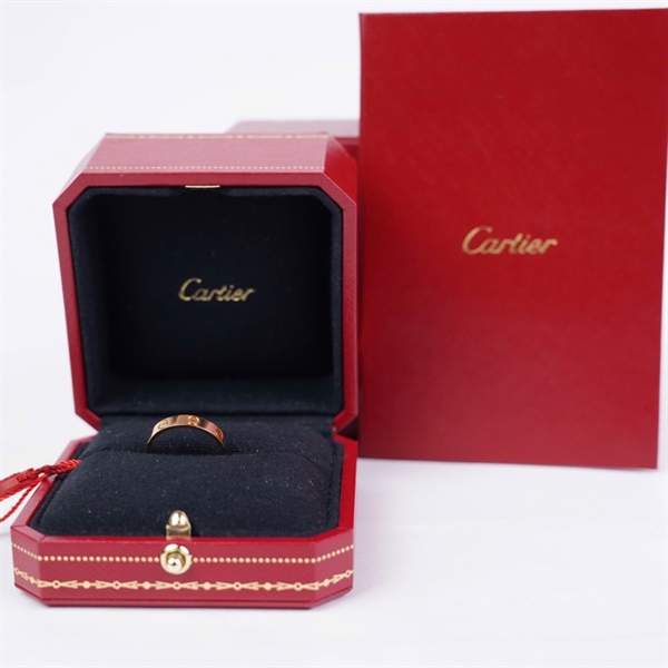 Nhẫn Carier love vàng (222AKE) sz52 (LN) KG+