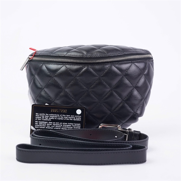 Túi Chanel Bumbag đen (29217230) sz16 (BMC) KG+