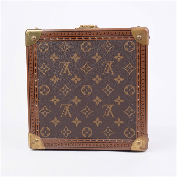 Rương LV hoa nâu sz23x10 +