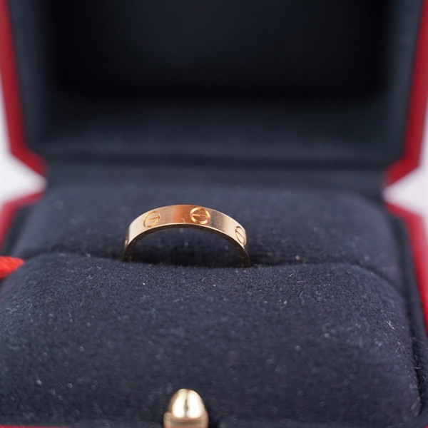 Nhẫn Carier love vàng (222AKE) sz52 (LN) KG+