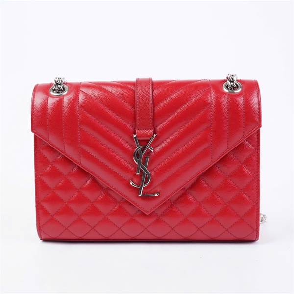 Túi YSL đỏ (ARG487206-0718) sz24 (BMC) KG+