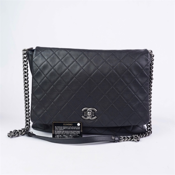 Túi Chanel đeo chéo đen (21045660) sz36 (HN) KG+