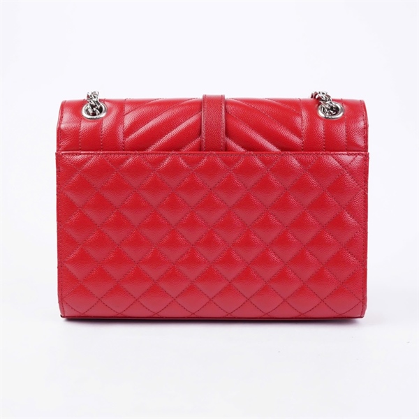 Túi YSL đỏ (ARG487206-0718) sz24 (BMC) KG+