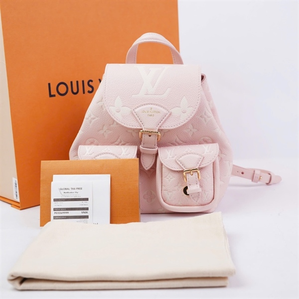 Balo LV hồng in hoa KG+