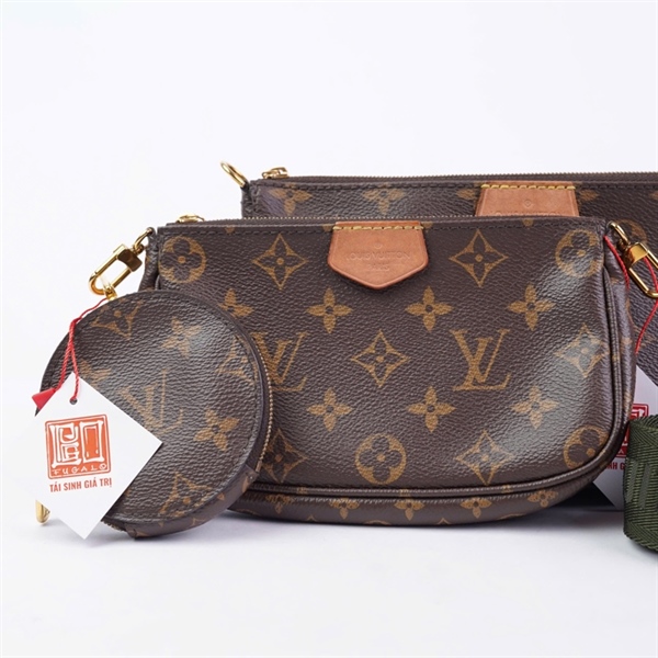 Túi LV Multi Pochette 3 món 2 strap (SP3220) sz23-18-9 (BMC) KG+