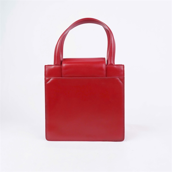 Túi Bvlgari Handle đỏ sz24 (HN) KG+