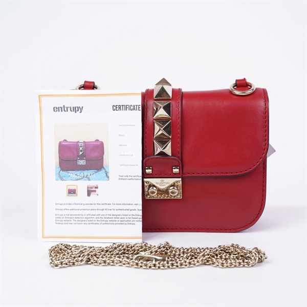 Túi Valentino đỏ sz20 KG+