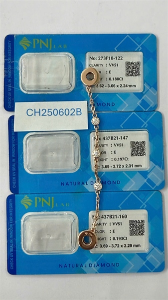 Charm vàng xích đính hạt CH250602B +