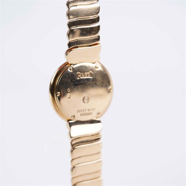 Đồng hồ Piaget vàng mặt trắng kim zin (655269) sz25 (HC) KG+