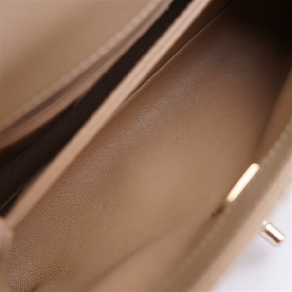 Túi Chanel Coco handle nude (ENXU9612) sz23 KG+