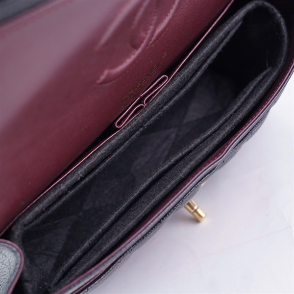 Túi Chanel Classic đen có lót form (27279061) sz25 KG+