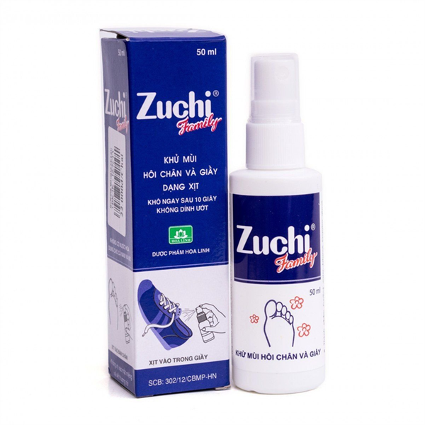 Zuchi xịt giầy 50ml