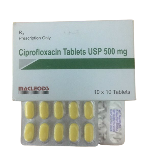 Ciprofloxacin 500mg macleods (h/100v) (ấn)