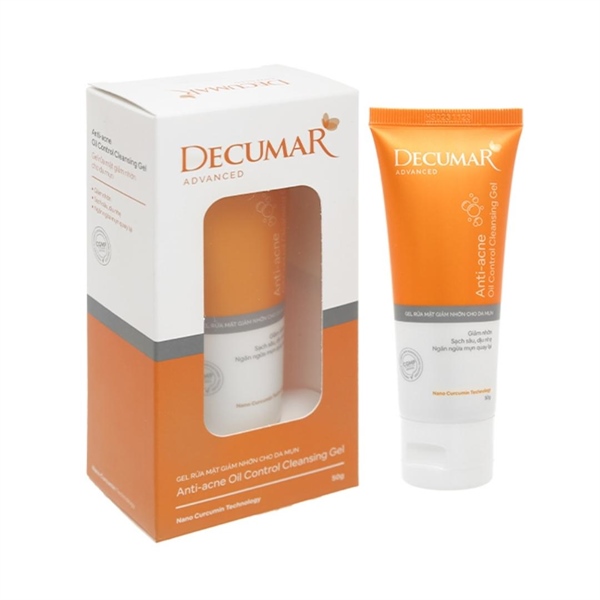 Decumar advanced 50g (Gel rửa mặt giảm nhờn cho da mụn ) - CVI