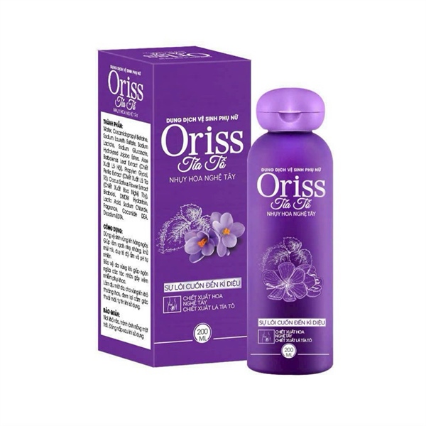 DDVS Phụ Nữ Oriss Tía Tô Nhụy Hoa Nghệ Tây 200ml - Oribe VN