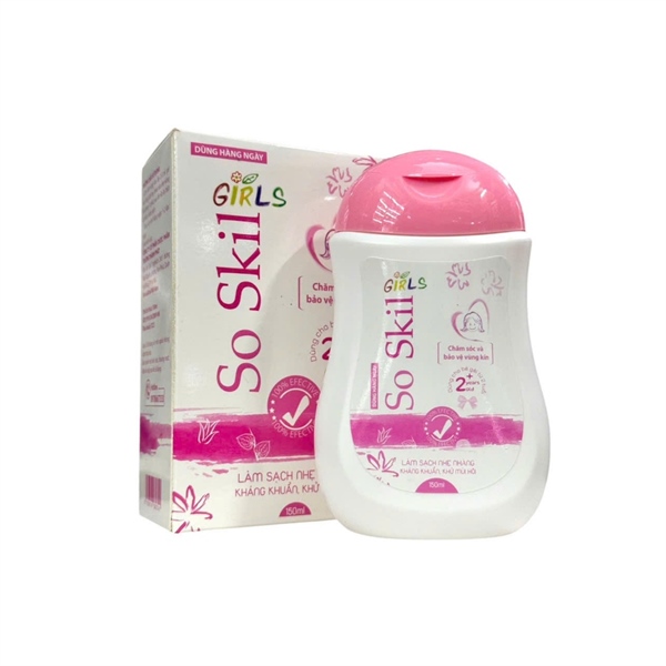 DDVS bé gái So Skil Girls 150ml (Chăm sóc và bảo vệ vùng kín) - Trường Thành Phát